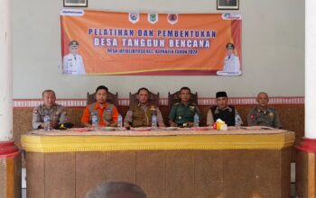 Danramil 0818/05 Kepanjen Hadiri Kegiatan Pelatihan dan Pembentukan Desa Tangguh Bencana