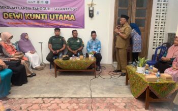 Babinsa Hadiri Peresmian Sekolah Lansia Tangguh Dewi Kunti Utama di Singosari