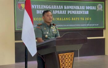 Kegiatan Komsos Kodim 0818/Malang-Batu dengan Aparatur Pemerintah