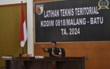 Kodim 0818/Malang-Batu Gelar Latnister Tahun 2024