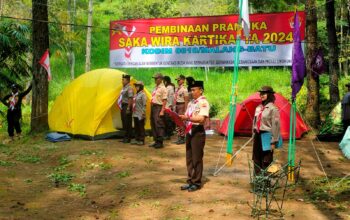 Upacara pembukaan Pembinaan Saka Wira Kartika Kodim 0818 secara resmi dibuka oleh Pasiter