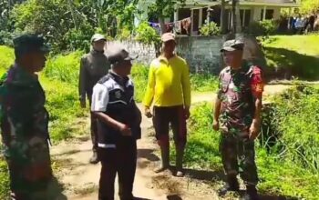 Babinsa Koramil 0818/16 Sumbermanjing Wetan kerjasama dengan PPL mendukung Hanpangan