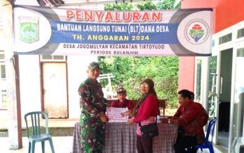 Penyaluran Bantuan Langsung Tunai di Desa Jogomulyan Tirtoyudo