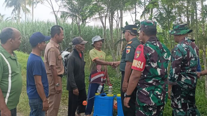 Desa Kasri Jadi Lokasi Pendampingan Hanpangan oleh Danramil 0818/18 Bululawang