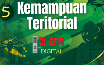 Prajurit TNI menggunakan teknologi digital untuk memantau wilayah