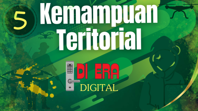 Prajurit TNI menggunakan teknologi digital untuk memantau wilayah