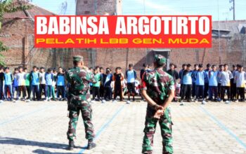 Babinsa Argotirto Berikan Materi LBB di SMK PGRI Sumbermanjing Wetan