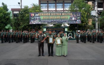 Acara Purna Tugas dan Sertijab Danramil