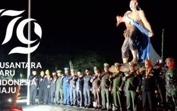 Upacara Renungan Suci HUT RI ke-79 di TMP Suropati Kota Batu