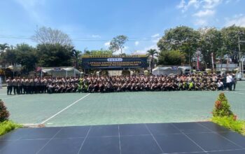 Latihan Sispam Kota dalam rangka Pilkada Serentak 2024