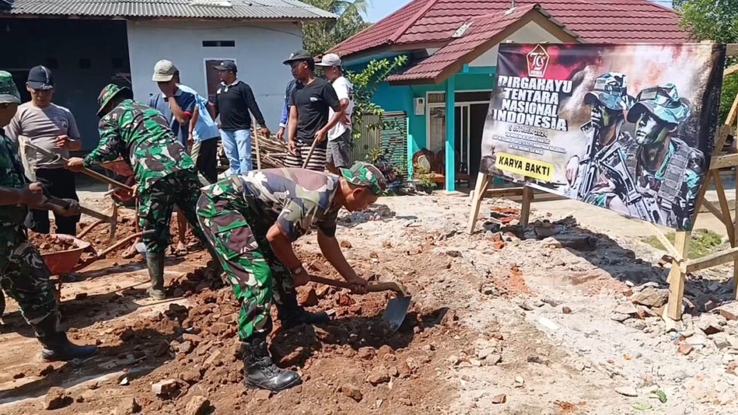 Karya Bakti dalam rangka HUT TNI ke 79