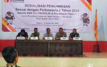 Rapat sinergitas TNI-Polri bersama Muspika Ngajum menjaga netralitas Pilkada 2024