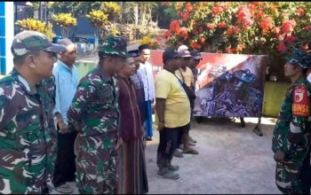 Koramil 0818-31/Gedangan dan Pemdes Gajahrejo Gelar Karya Bhakti di Masjid Al-Ikhlas Sambut HUT TNI ke-79