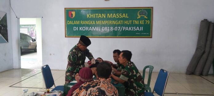 Khitan Gratis Koramil 0818/07 Pakisaji