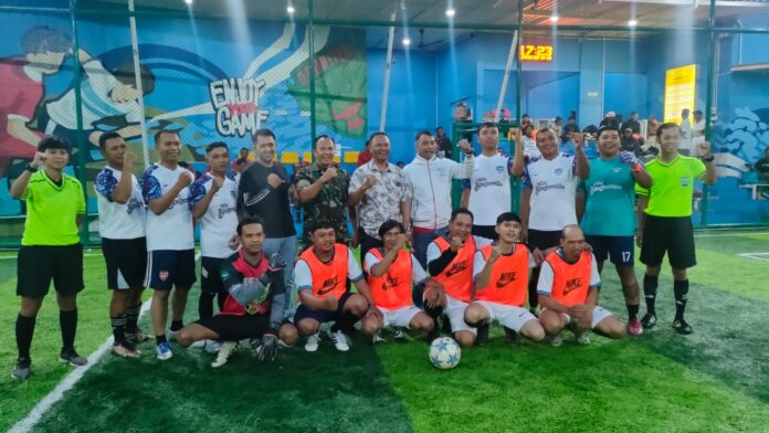 Ceremonial pembukaan Mini Soccer Bulukerto League 2024 di Desa Bulukerto, Kecamatan Bumiaji.