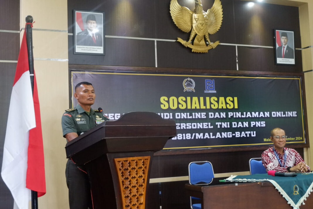 Kodim Gelar Kegiatan Sosialisasi Judi dan Pinjol Ilegal