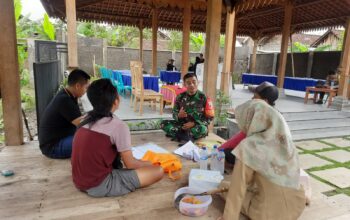 Komsos Babinsa Serka Kusdariyanto