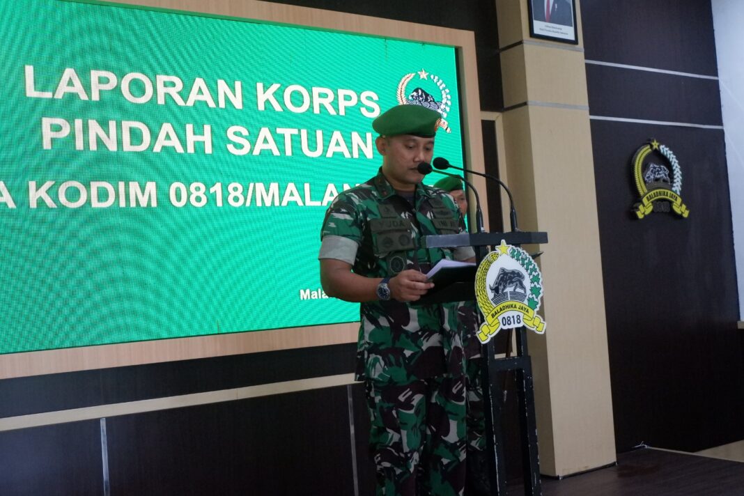 Pindah Satuan Kodim 0818