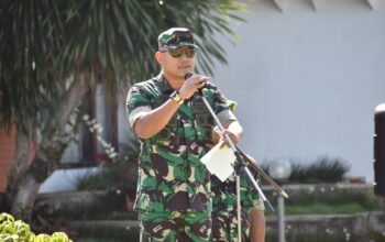 Letkol Inf Yuda Sancoyo Pimpin Apel Hijau Jaga Mata Air dan Bersih-Bersih Sungai