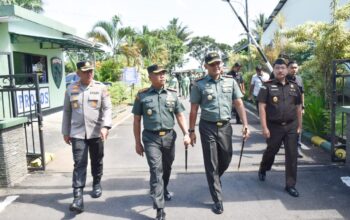 Kodim 0818/Malang-Batu Sambut Kunker Danrem 083/Bdj