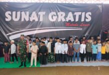 Koramil 0818/03 Kasembon Dukung Sunat Massal Gratis di Desa Pait sunat masal gratis